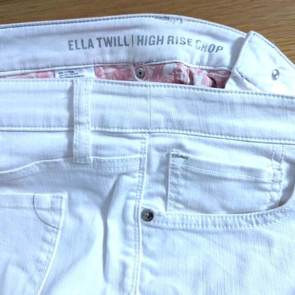 Tommy Bahama Ella Twill High Rise Crop Pants - Picture 6 of 6